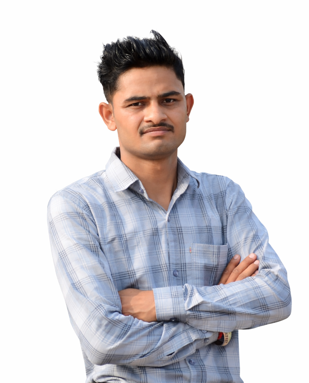confident portrait of a young man